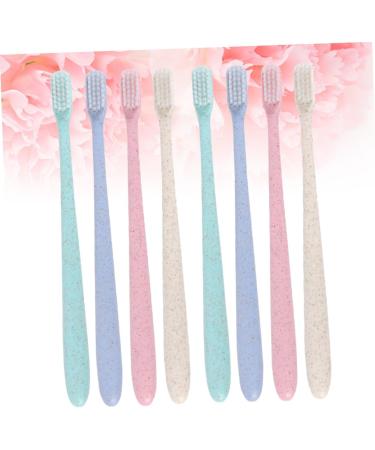 Minkissy Travel Toothbrush Set - 2 Boxes of 8 Family Toothbrushes with Soft Fur Travel Cases & Caps - Perfect for International Shipping - Buy Online on GoSupps.com