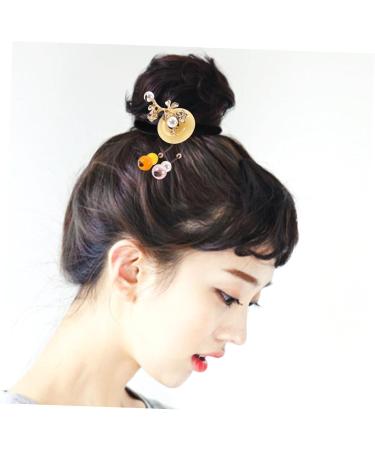 Didiseaon 1pc Hair Accessories Hair Rope Flower Hairbands Retro Hair Ties Scrunchy Hair Ties Retro Hair Loop Crystal Hair Ring Vintage Headdress Copper Etc. Agate Chinese Style - Buy Online on GoSupps.com