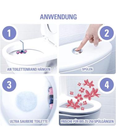 CILLIT BANG Blue Wave WC Flusher - Toilet Cleaner Foam & Flower Fresh Scent | 3 x 2 Pack - Shop Internationally - Buy Online on GoSupps.com