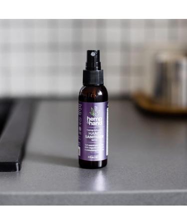 Hemp Hand Sanitizer Spray - Lavender 2oz (2-Pack) | Hemp and Hand - Buy Online on GoSupps.com
