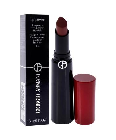 Giorgio Armani Lip Power Lipstick 107 Sensual - Longwear Vivid Color for Women - 0.11 oz | International Shipping Available - Buy Online on GoSupps.com