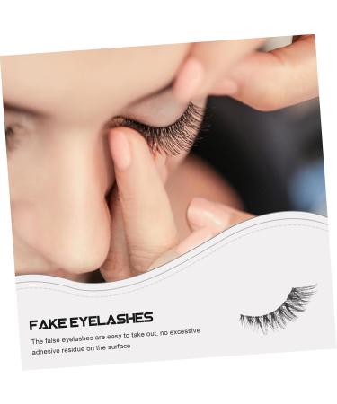 FRCOLOR 5 Pairs False Lashes Fake Eyelashes Bulk Eyelashes Eyelash Strips Eye Lash Extension Lashes Strip Lashes in Bulk Eye Lashes Makeup Lash Artificial Fiber Cosmetics End of Eye - Buy Online on GoSupps.com
