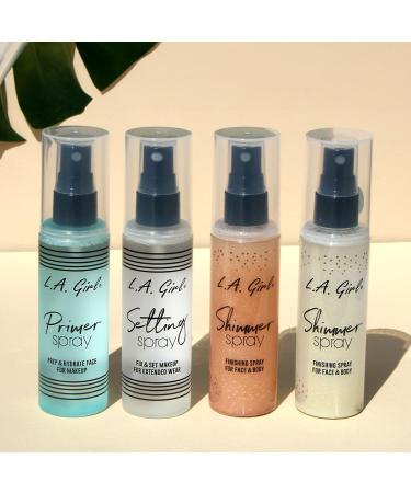 L.A. Girl Shimmer Spray Rose Gold 2.7 Fl Oz (Pack of 3) - Buy Online on GoSupps.com