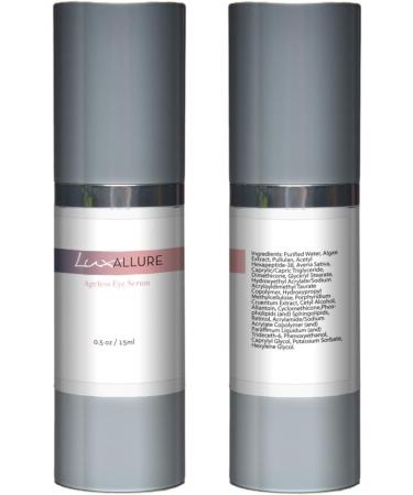 LUX Allure Ageless Eye Serum | Premium Under Eye Treatment | Advanced Anti-Aging Hydration | Restore Youthful Glow (0.5 oz - Buy Online on GoSupps.com