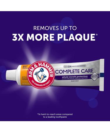 ARM & HAMMER Complete Care Fluoride Anticavity Toothpaste Fresh Mint 6 oz - Pack of 3 - Buy Online on GoSupps.com