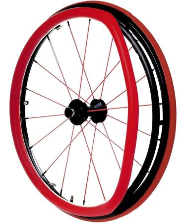 22/24 inch Rear Wheel Sports Wheelchair Cover 1 Pair Non-Slip Wear-Resistant Wheelchair Push Rim Covers Wheelchair Pusher Cart Protective Sleeve/Red/22Inch Pink 24Inch - Buy Online on GoSupps.com