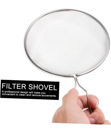 GANAZONO 2pcs Pet Sand Shovel para Pecera Fine Sand Sifter Fish Silver Barbed Wire 26x14cmx2pcs Silverx2pcs - Buy Online on GoSupps.com