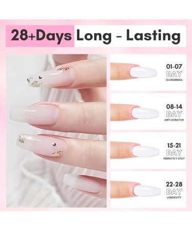 Makartt Poly Nail Gel Nail Extension Gel 50ML Builder Nail Gel Nail Extension White Pink Nude Clear Rosy Gel for Technician Starter DIY Salon Design 04 - Buy Online on GoSupps.com