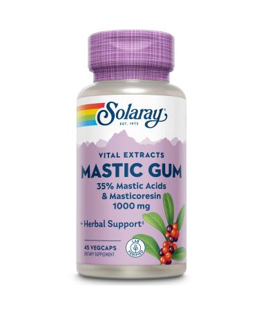 Solaray Mastic Gum Extract 1000 mg 45 VegCaps - Buy Online on GoSupps.com
