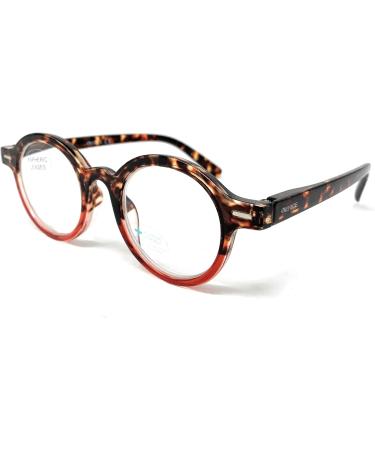 Shop Venice ELTON Modern Vintage Reading Glasses for Men & Women - +1.0 to +3.5 Demi Red - Buy Online on GoSupps.com