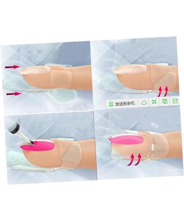 Healeved 20 Pcs Nail Clip Cap Polish Shield Nail Protector Snoods for Women Hair Nail Art Tools Orange Cheer Bow Nail Art Tips Manicure Cover Nail Art Diy Tools Manicure Tools Manicure Set mediumx2pcs As Shownx2pcs - Buy Online on GoSupps.com