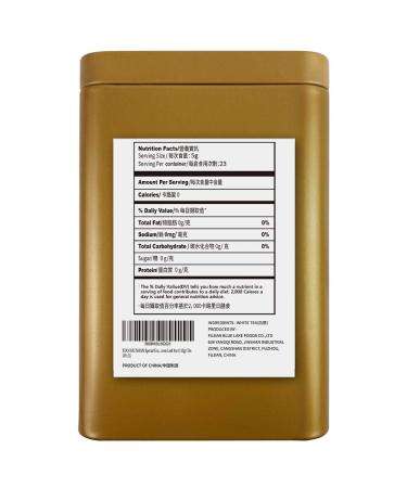 TIAN HU SHAN - Premium White Tea Loose Leaf - Original Bai Mu Dan with a Light & Fresh Delicate Flavor - 114 g  - Buy Online on GoSupps.com