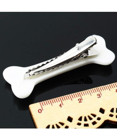Nifocc Dog Bone Hair Clips - White 6 Pcs Hairpins for Girls & Ladies | Hair Styling Tools - Buy Online on GoSupps.com