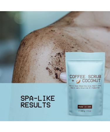 Luxurious Life's Butter Exfoliating Coffee Scrub for Cellulite, Stretch Marks & Acne | Natural Arabica Coffee, Shea Butter & Almond Oil - 100% Organic - Buy Online on GoSupps.com