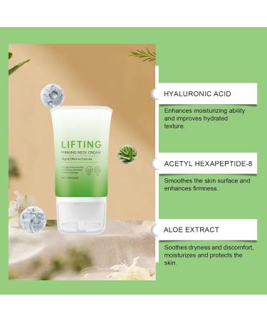 VKaoess Lifting Firming Neck Cream with Roller Tighten and Lift Cream for Neck Chest and Face Attractive Cream for Women and Men Crema Reafirmante for Cuello Deep Moisturizing 3 pieces - Buy Online on GoSupps.com