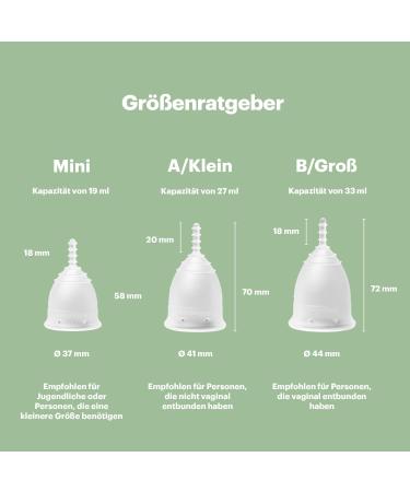 Allmatter Menstrual Cup Size A - Soft Medical Silicone for Virgins | Eco-Friendly & Comfortable - Buy Online on GoSupps.com