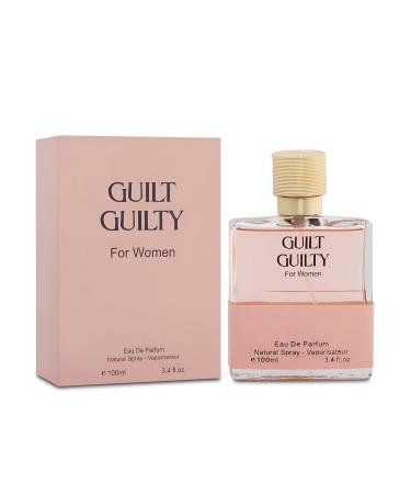Women's Spray Perfume Guilt Guilty for Women Long Lasting Eau De Parfum Cologne for Women Refreshing Floral Fragrance for Casual Use Ideal Holiday Gift 3.4 Fl Oz
