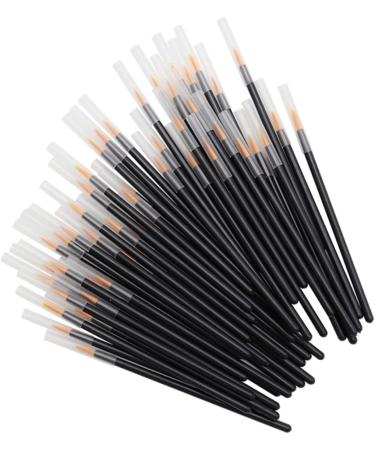 Beavorty 100 pcs Girlsblack Fine Makeup Tool Slim Supplies Black Liner Eye Eyeliner Applicator Gel Powder 10x0.3cmx2pcs Blackx2pcs - Buy Online on GoSupps.com