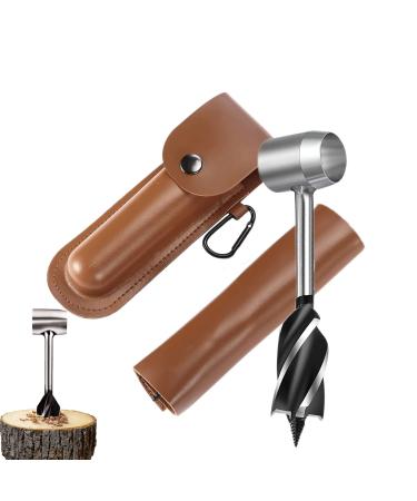 Bushcraft Gear for Survival Bushcraft Gear and Manual Auger, Manual Hole Maker for Camping and Outdoor Backpacking Gear