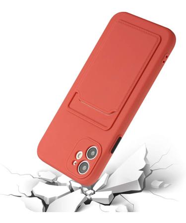 Tivenfezk Nadoli Silicone Case for Xiaomi Redmi Note 11 Pro - Ultra Thin Shockproof Scratch-Resistant Wallet TPU Cover with Credit Card Holder - Plum - Buy Online on GoSupps.com