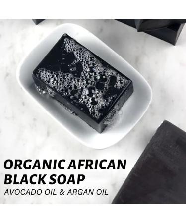 Buy African Natural Black Soap with Avocado & Argan Oil 4oz Moisturizing & Exfoliating (2 Packs) - International Shipping - Buy Online on GoSupps.com