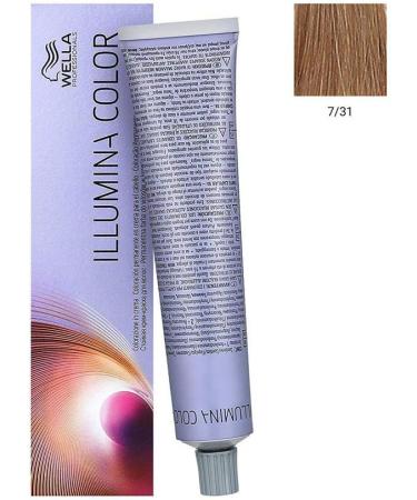  Wella Professionals Wella Professionals Illumina Hair Colour 7/31 60 ml - Buy Online on GoSupps.com