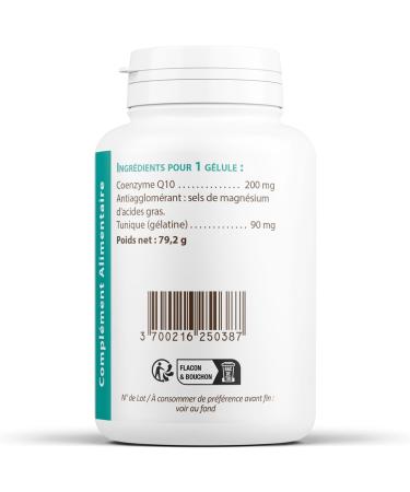 CoEnzyme Q10 200 mg - 180 Capsules - Buy Online on GoSupps.com