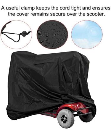 Mobility Scooter Cover Waterproof Storage Cover Wheelchair Storage Against Weather Elasticated Base(170 * 61 * 117CM) - Buy Online on GoSupps.com