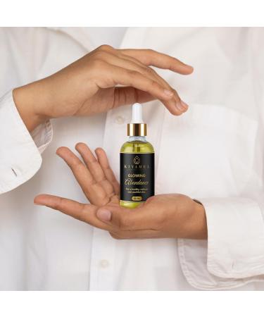 Glowing Abundance Oil: Eczema Relief Face & Skin Moisturizer Anti-Wrinkle Treatment - Hydrates & Protects with Vitamin E - Buy Online on GoSupps.com