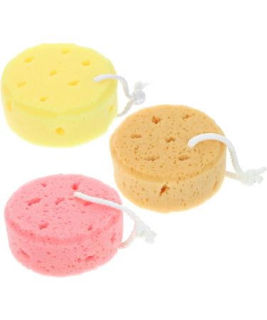 FRCOLOR 12 Pieces Bath Sponge Exfoliating Sponge Bathroom Shower Sponge Pink Sponges Spa Scrub Cleaning Sponges Scrubbing Sponge Bath Ball Body Miss - Buy Online on GoSupps.com