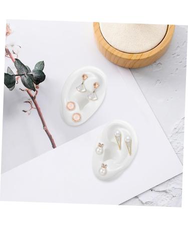 Artificial Ear Models - 3 Pairs Simulation Ear Mold for Jewelry Display & Studs Wearing | International Shipping Available - Buy Online on GoSupps.com