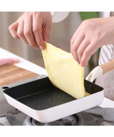 TREGOO Pan Square Non-Stick Frying Pan with Handle Omelette Saucepan Pots Home Kitchen Cookware Utensil - Buy Online on GoSupps.com
