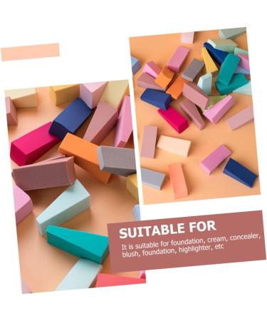 FRCOLOR 200 Pieces Triangle Makeup Sponge Makeup Powder Puff Foundation Makeup Pads Sponges Trapezoidal Makeup Wedges Powder Puff Cosmetic Foundation Makeup Foundation Makeup Puff - Buy Online on GoSupps.com