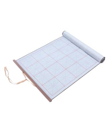 SEWOART Brush Calligraphy Practice Home Accessories Writing Water Cloth Calligraphy Supplies Daily Use Silver 75.00X38.00X0.10CM