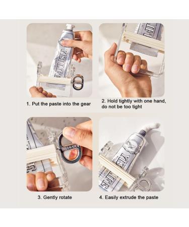 Metal Toothpaste Tube Squeezer Toothpaste Squeezer Multifunctional Roller Squeezer Tube/Color for Toothpaste/Cosmetics/Paint - Buy Online on GoSupps.com