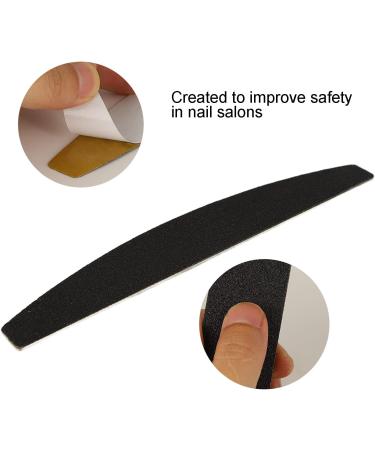 Nail Files Set Interchangeable 100 Pieces Files for Gel Nails with Stainless Steel Board Change Files Set with Metal Half Moon Board for Natural Nails Toenails and Gel Nails - Buy Online on GoSupps.com