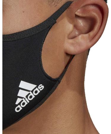 Buy adidas Unisex Face Cover Masks - Black (Pack of 3) | International Shipping Available! - Buy Online on GoSupps.com