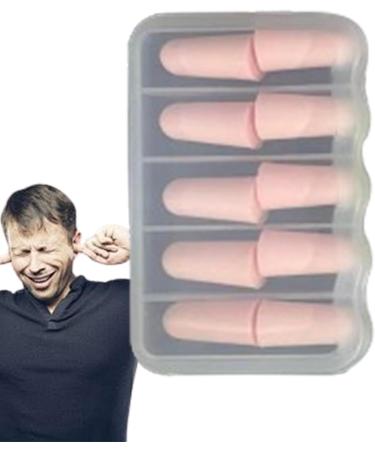 5 Pairs Noise Cancelling Earplugs - Sound Blocking Ear Plugs for Sleep Snoring Work - Pink Hearing Protection - Buy Online on GoSupps.com