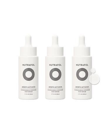 Nutrafol Growth Activator Hair Serum with Patent-Pending Ashwagandha Exosome Technology3 Pack 1.7 Fl Oz (Pack of 3)