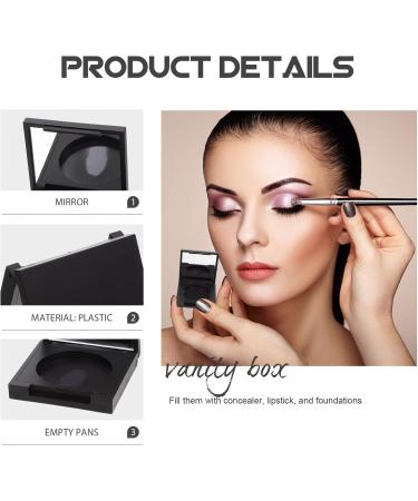 Mikinona 4pcs Blush Box Eyeshadow Box Highlighters Travel Cosmetic Containers Makeup Containers Plastic - Buy Online on GoSupps.com