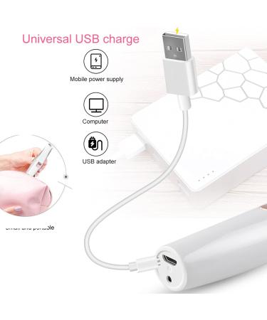 TMISHION Hair Remover Mini Painless Hair Remover for Women Mini Electric Epilator USB Portable 2in1 Mini Eyebrow Trimmer Facial Hair Remover with LED Light for Body Lips Nose Ear Facial Hair Removal - Buy Online on GoSupps.com