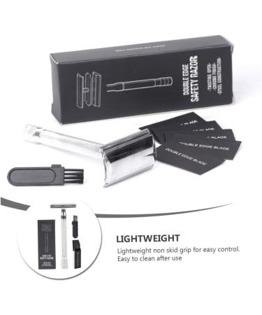 Angoily 3 Sets Manual Razor & Travel Bottles | Silicone Mustache & Double-Sided Face Razor - Durable & Portable - Buy Online on GoSupps.com