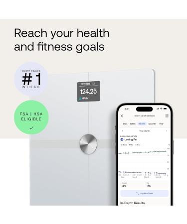 Withings Body Smart Scale for Body Weight - Body Smart - White - Buy Online on GoSupps.com