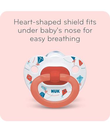 NUK Puller Pacifier 18-36 Month Neutral Trendline - Pack Of 4 - Buy Online on GoSupps.com