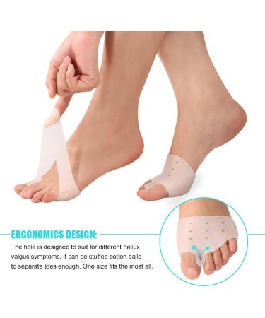 Gel Toe Separators - 2 Pairs Toe Spacers with Metatarsal Pads for Callus Prevention - Buy Online on GoSupps.com