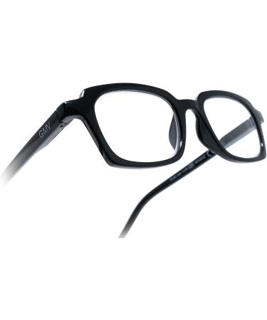 Gian Marco Venturi Unisex Sondrio Reading Glasses - Stylish Black Eyewear for Comfortable Reading - International Shipping Available - Buy Online on GoSupps.com