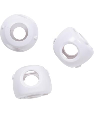 Safety 1st Parent Grip Door Knob Covers - White - Pack of 3 - Childproofing Essential - Buy Online on GoSupps.com