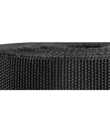 Strapworks Heavyweight Polypropylene Webbing - Heavy Duty Poly Strapping for Outdoor DIY Gear Repair  1.5 Inch by 10  25  or 50 Yards  Over 20 Colors Black 1.5" x 10 yard - Buy Online on GoSupps.com