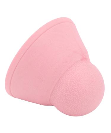 Depth tissue massage ball to relieve muscle nodes in the back shoulder neck with a flat base non -slip design broad application targeted trigger point massage (pink)