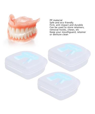 3PC Orthodontic Retainer Suitcase - Portable Dental Retainer Box for Travel | Mouth Protection Case for Men & Women - Buy Online on GoSupps.com
